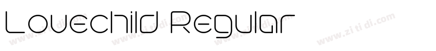Lovechild Regular字体转换